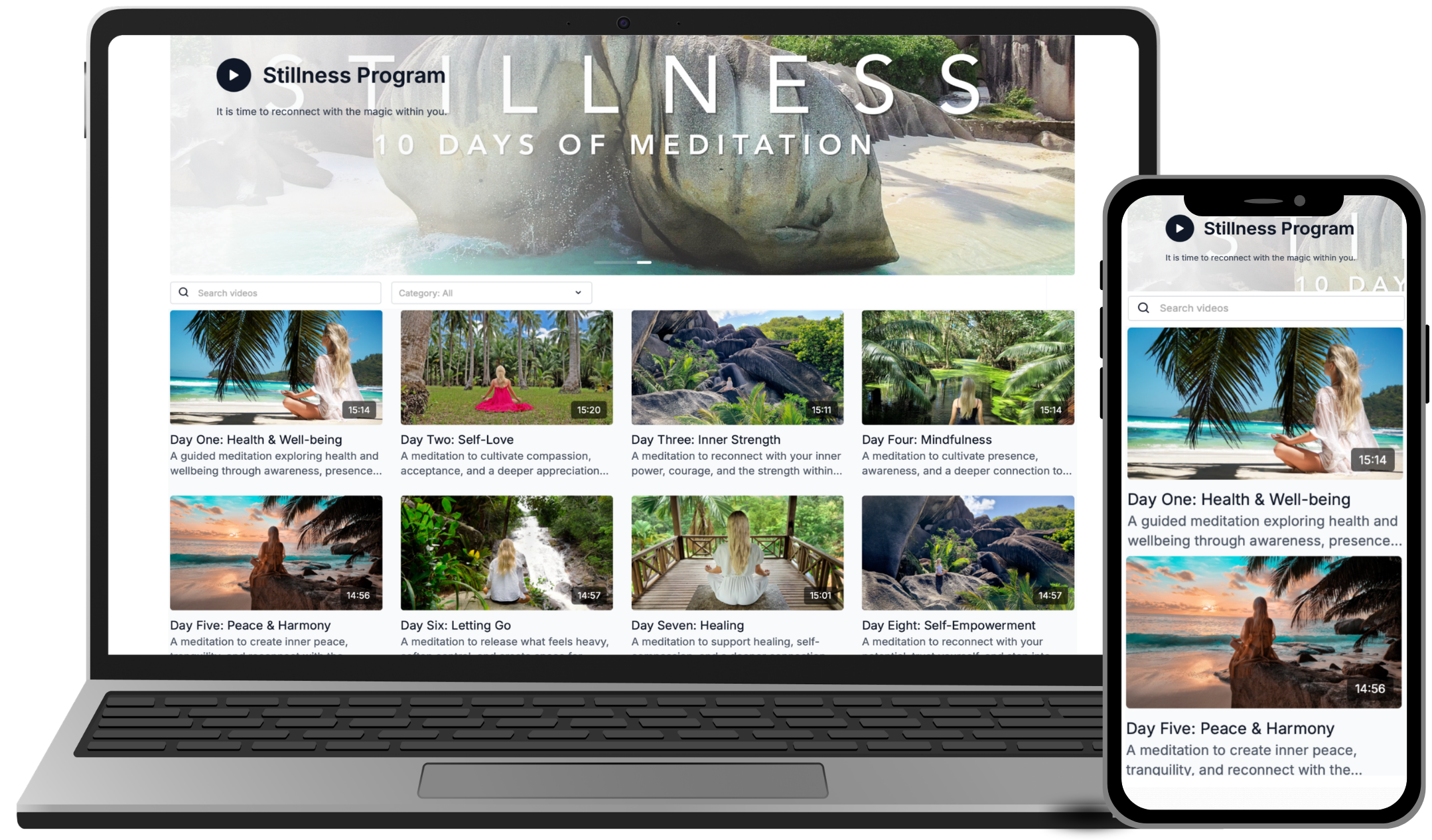 STILLNESS digital meditation program